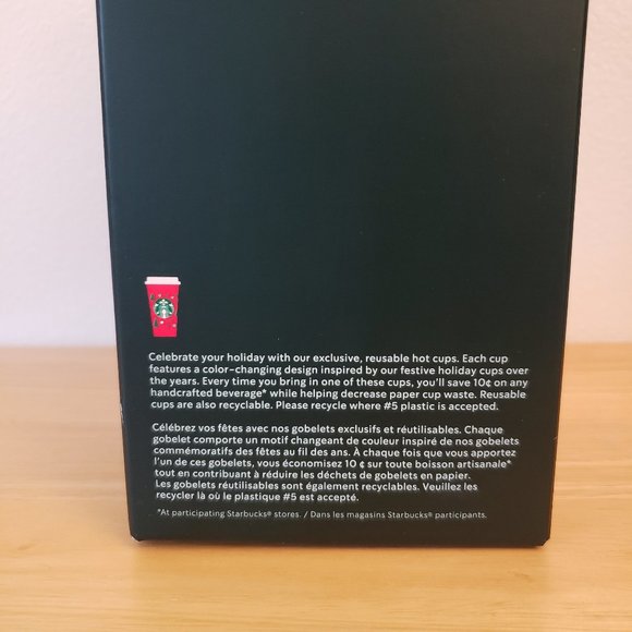 Starbucks Holiday Color Change Reusable Cups Set of 6 - Picture 5 of 6
